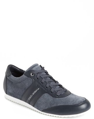 Dolce & Gabbana Perforated Suede Sneaker