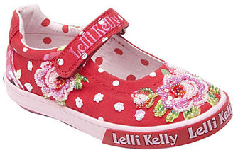 Lelli Kelly Kids Embellished canvas pumps 9 months-10 years