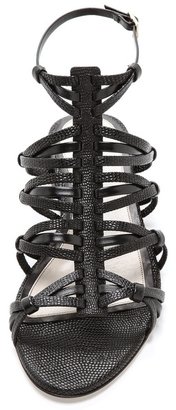 Jason Wu Leather & Suede Flat Sandals