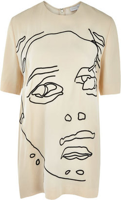 Stella McCartney Ivory Jennifer Embroidered T-Shirt