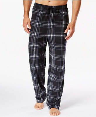 Perry Ellis Men's Plaid Fleece Pajama Pants