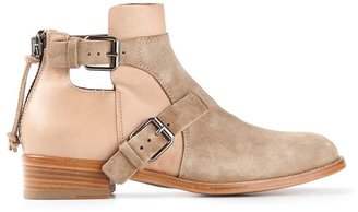 Buttero buckled ankle boots