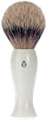 eShave Travel Shave Brush Finest Badger (White)
