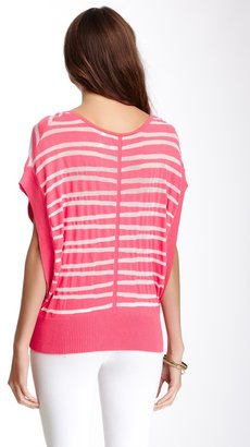 Qi Stripe Cocoon Sweater