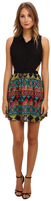 Ali & Kris Sleeveless Aztec Printed Dress