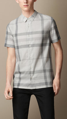 Burberry Exploded Check Cotton Shirt