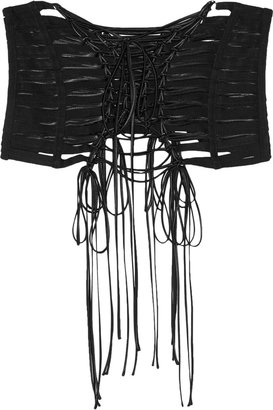 Dolce & Gabbana Grosgrain and satin corset belt