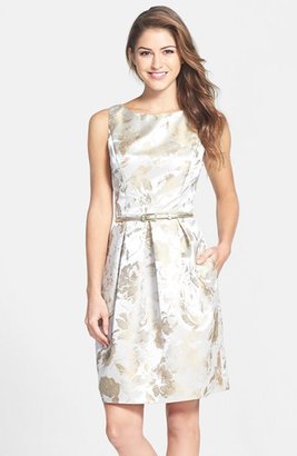 Eliza J Print Jacquard Dress