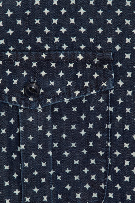 J.Crew Keeper star-print denim shirt