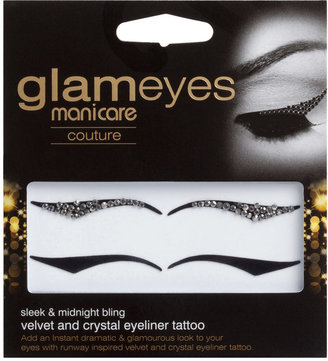 Manicare Glam Velvet and crystal eyeliner tattoo in sleek & midnight 1 pack