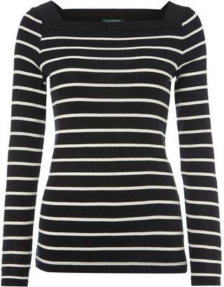 Lauren Ralph Lauren Long sleeved striped boatneck t-shirt