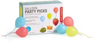 Kikkerland Design Balloon Party Picks (12-Pack)