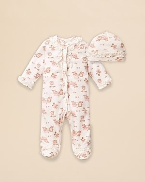 Little Me Infant Girls' Sweet Owls Footie - Sizes 0-9 Months