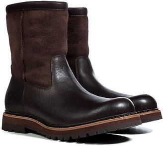 UGG Leather/Suede Polson Boots in Stout