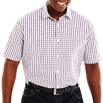 Claiborne Patterned Woven Shirt-Big & Tall