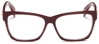 Alexander McQueen Stud square frame optical glasses