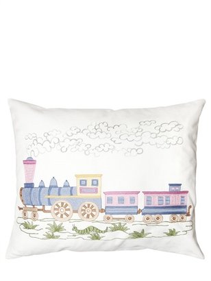 Loretta Caponi - Embroidered Cotton Muslin Pillow Case