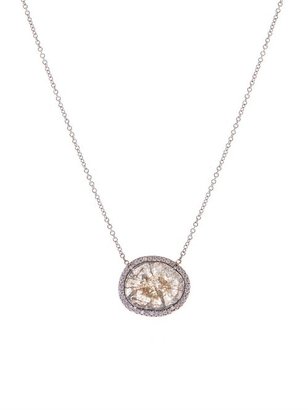 Susan Foster Diamond & white-gold necklace