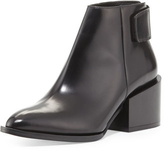 Vince Laird Leather Ankle Boot, Black