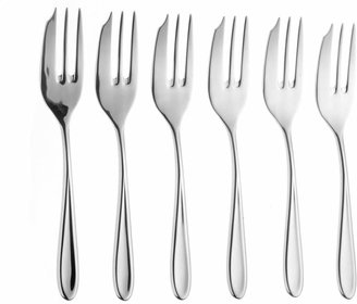 Arthur Price Sophie Conran 6 stainless steel pastry forks