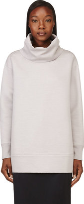 Marc Jacobs Grey Oversized Funnel Neck Sweater