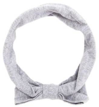 Charlotte Russe Bow-Front Cotton Turban Head Wrap