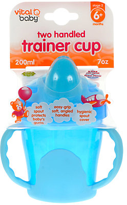 Vital Baby Trainer Cup with Handles, Various Colours