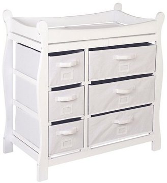 Badger Basket Baby Changing Table - White