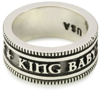 King Baby Studio Men's Vintage Coin Sterling Silver Ring