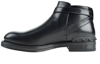 Valentino Rockstud Leather Boots
