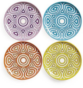 Jonathan Adler 'St. Tropez' Glazed Porcelain Coasters (Set of 4)