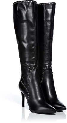 Sergio Rossi Leather Tall Rocker Boots