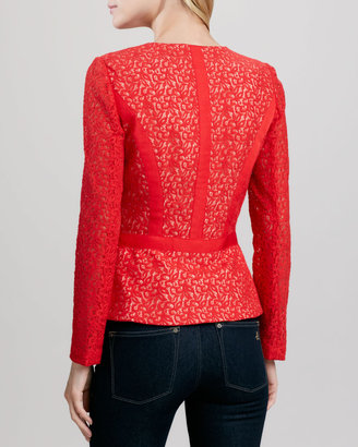 Erin Fetherston Lenore Lace Fit-and-Flare Jacket
