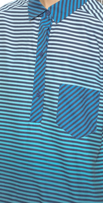 Marc by Marc Jacobs Kat Cotton Stripe Misty Cover Up