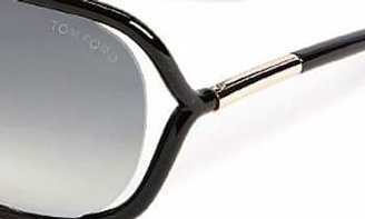 Tom Ford 'Raquel' 63mm Oversized Open Side Sunglasses