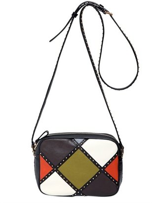 Valentino Dotcom Arlecchino Leather Shoulder Bag