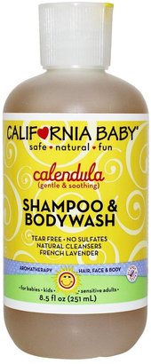 California Baby Shampoo and Body Wash "Calendula" 8.5 Ounces