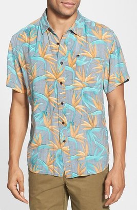 Quiksilver 'Paradise Bay' Short Sleeve Print Woven Shirt