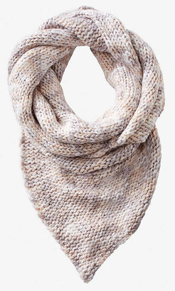 Express Space Dyed Knit Asymmetrical Infinity Scarf