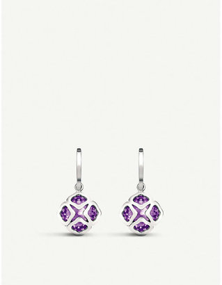 Chopard IMPERIALE 18ct white-gold and amethyst earrings, amethyst