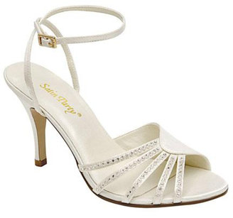 Satin Party® Women's 'Bianca' Dyeable Satin Sandals