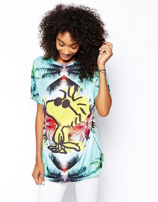 ASOS Tunic with Tropical Woodstock Print