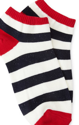 Forever 21 Striped Ankle Socks