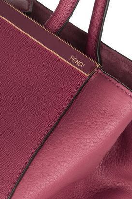 Fendi 2Jours textured-leather shopper