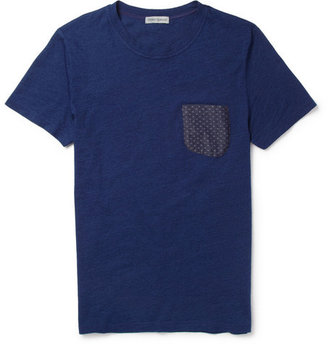 Oliver Spencer Contrast-Pocket Cotton-Jersey T-Shirt