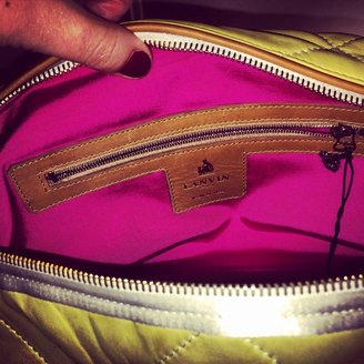 Lanvin Yellow Leather Handbag Amalia