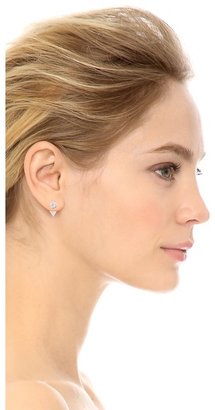 Fallon Jewelry Elin Pave Geometry Convertible Earrings