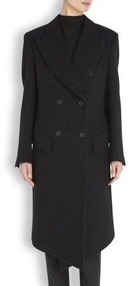 Christopher Kane Black wool blend coat