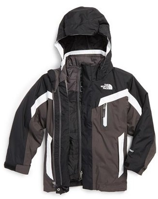 The North Face 'Boundary Triclimate®' Waterproof 3-in-1 Jacket (Little Boys)