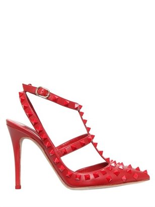 Valentino 100mm Rouge Studded Leather Pumps